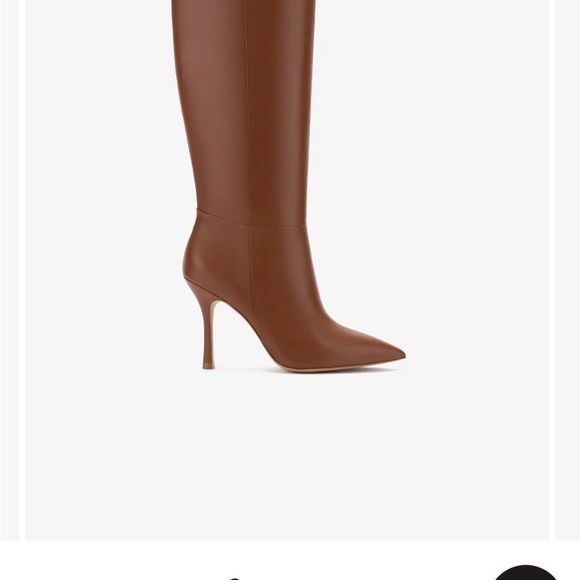 Larroude Shoes - Larroude Brown Heeled Boots with Stiletto Heel